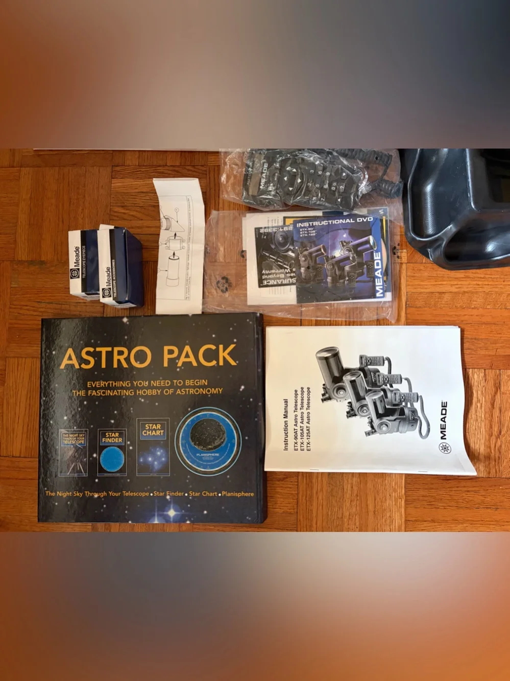 MeadeETX-90EC Astronomical Telescope Kit,Tripod,Electronic Controller,Carrying B